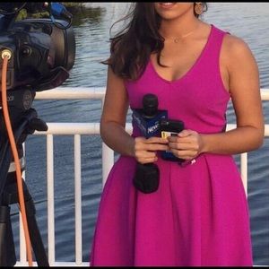 Purple:Magenta work/cocktail dress